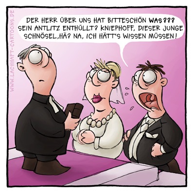 cartoon hochzeit