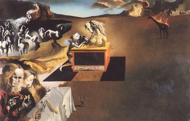 Bildinterpretation: S. Dali ("Die Erfindung der Ungeheuer", 1937