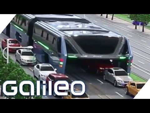 Youtube: Fake oder Fakt: Der Anti-Stau-Bus in China | Galileo | ProSieben