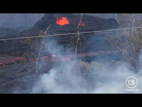 Youtube: Kilauea Lava Flow Activity In Lower Puna May 19, 2018