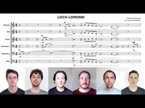 Youtube: Sing along with The King's Singers: Loch Lomond (arr. David Overton)