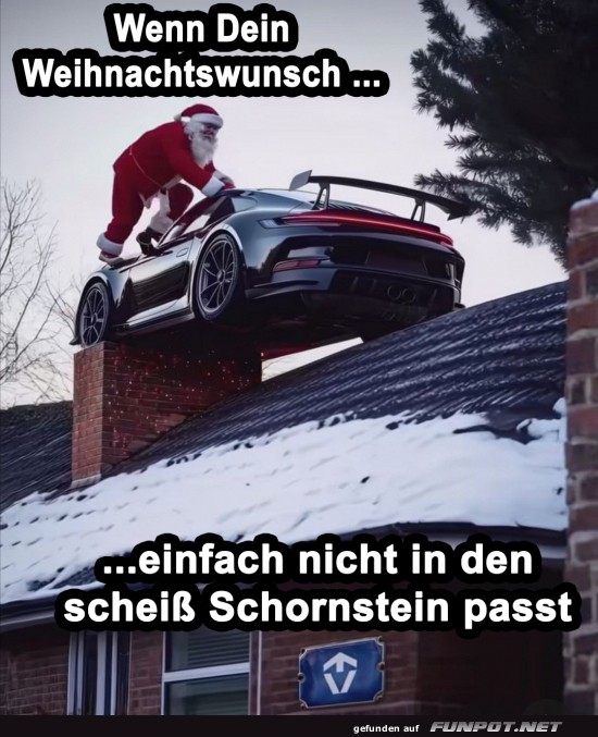 Weihnachtswunsch ist zu gross