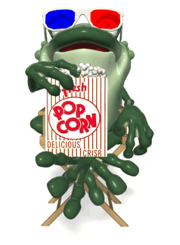 frog fred popcorn eat hg wht