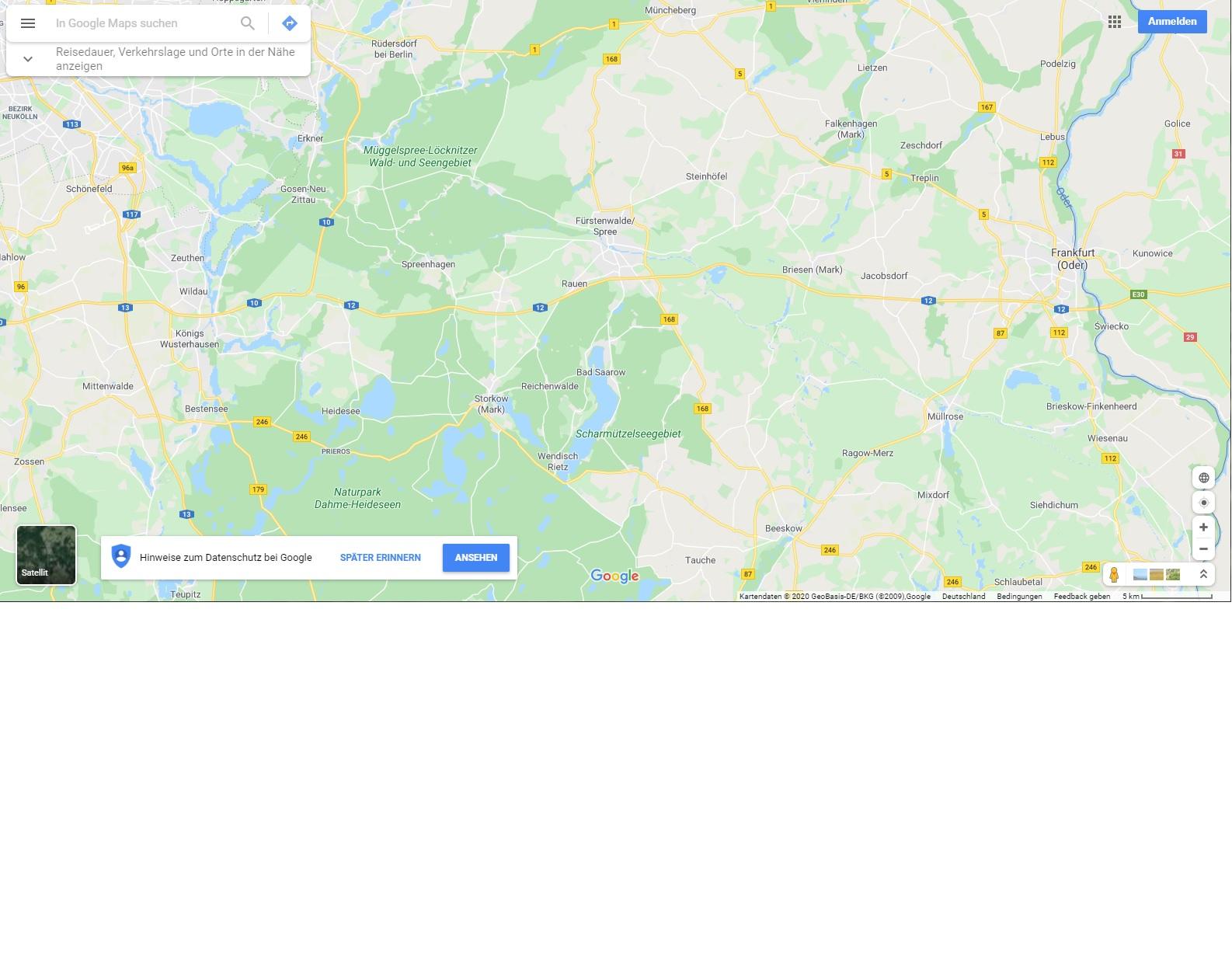 mgliche umfahrungen google maps
