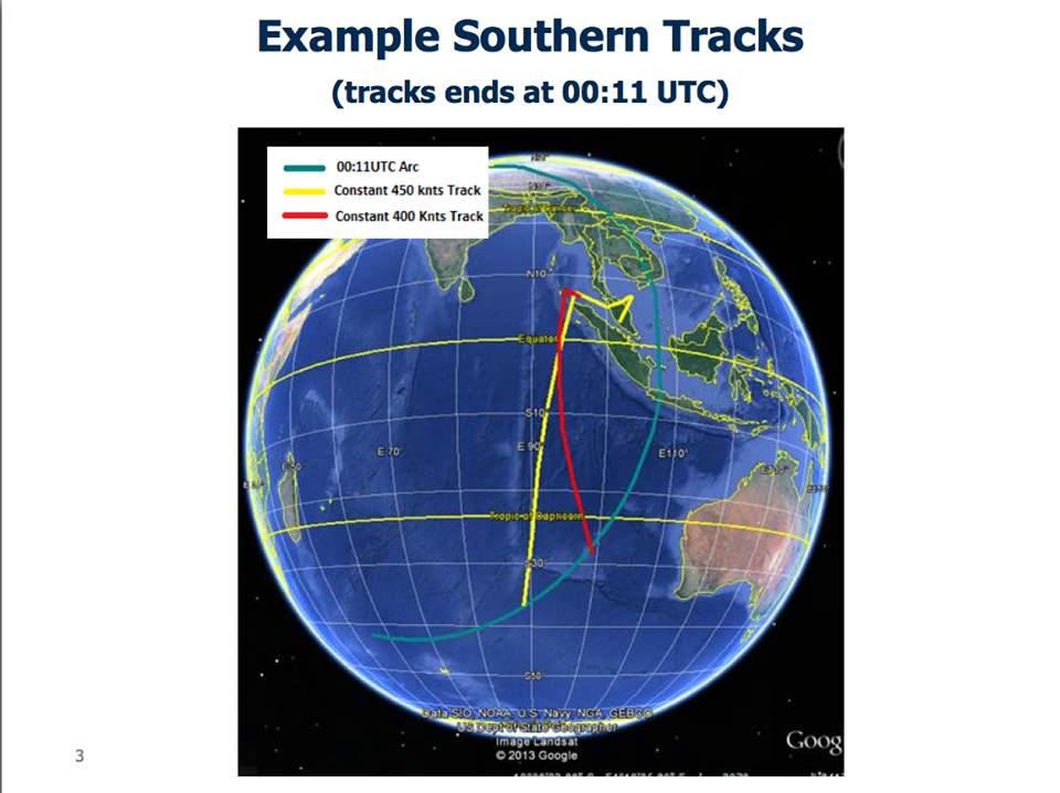 MH370-tracks