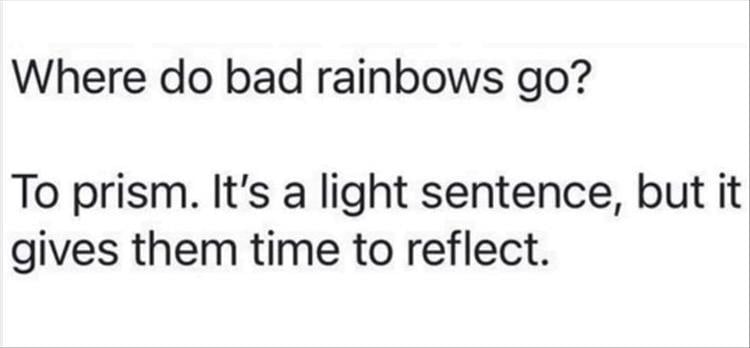 rainbow joke