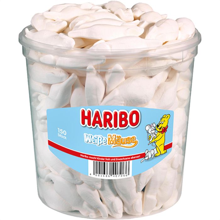 schaumzucker haribo weisse maeuse