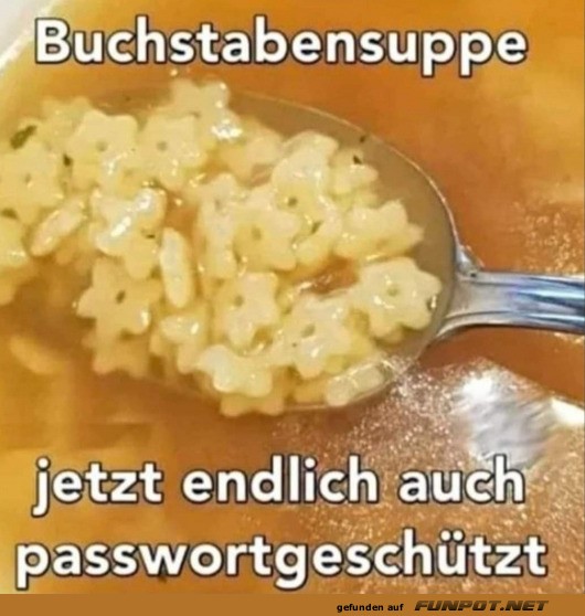 Buchstabensuppe