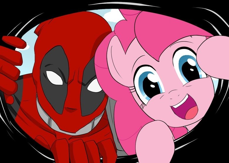 DeadpoolandPinkie.ThatsallfolksO-o...Arg