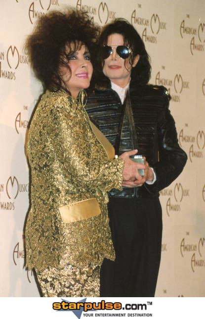 Elizabeth Taylor and Michael Jackson-PRN