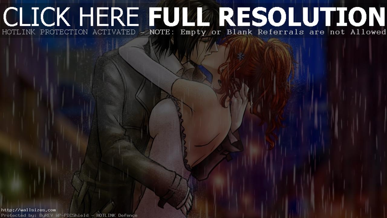 Boy-Girl-Kiss-Rain-Hug-Anime-HD