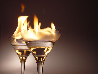 375px Flaming cocktails