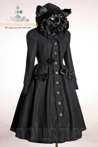 Elegant Gothic Lolita Wool Coat CT00070 