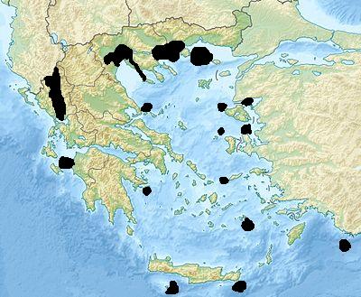 Explorated Oilfields in Greece