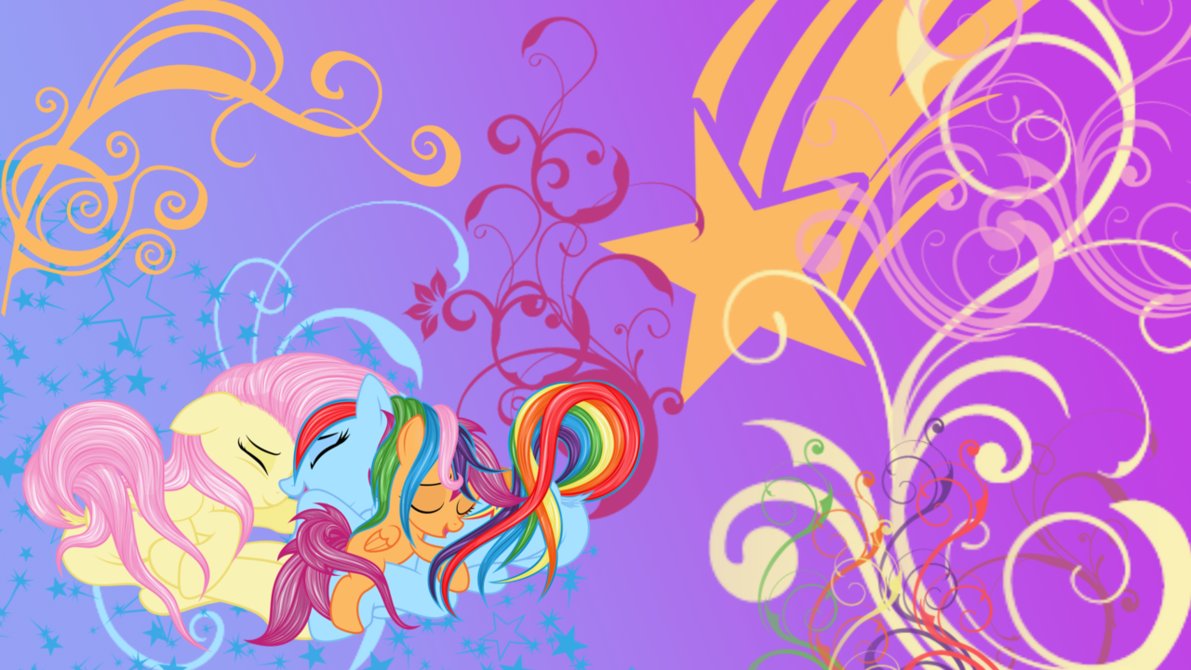 rainbow dash  fluttershy  and scootaloo 