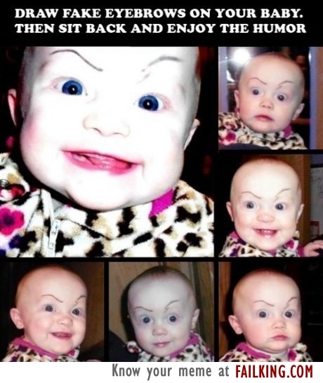 45846-draw-fake-eyebrows-on-your-baby f