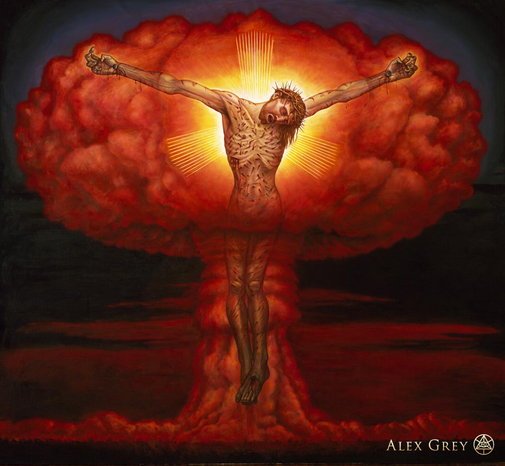 Alex Grey-Nuclear Crucifixi