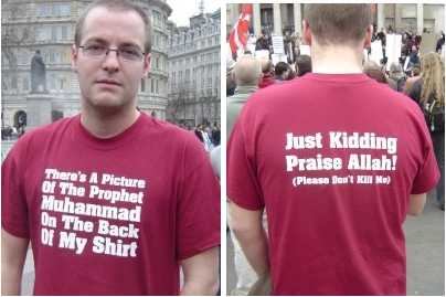 anti Muslim 20t shirt
