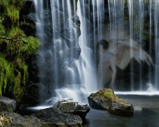 qQJ9dx Michael mit Wasserfall