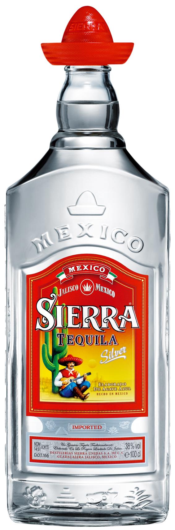 sierra tequila silver 38 1 0 l flasche