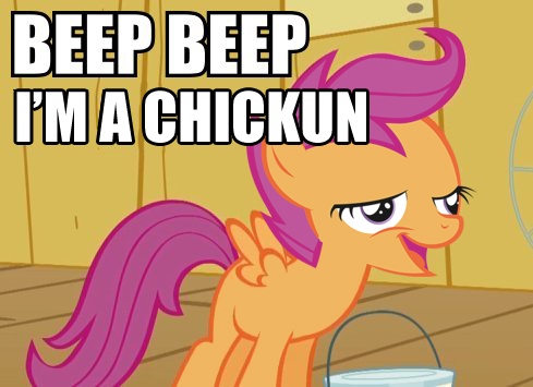 327158  safe scootaloo forced2Bmeme chic