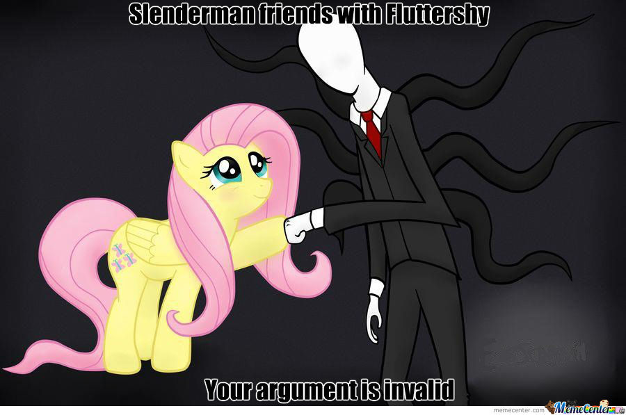 slendy-with-fluttershy o 808382