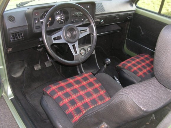 1979 Volkswagen GTI Plaid Interior 1