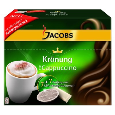 jacobs kroenung cappuccino kaffeepads