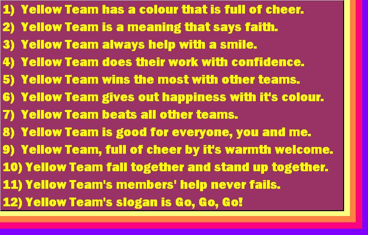 why is yellow team the best1