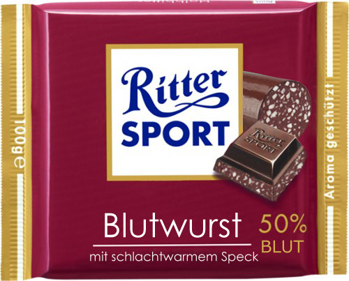 76134548 Ritter Sport Blutwurst