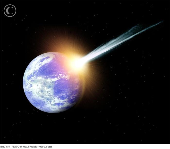 comet colliding with earth comet collidi