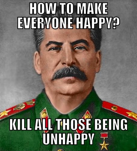 stalin happy meme