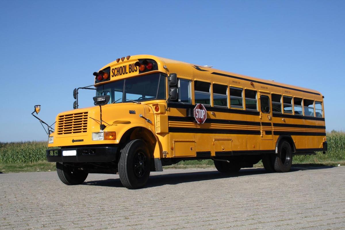 Schoolbus ohne Nummer
