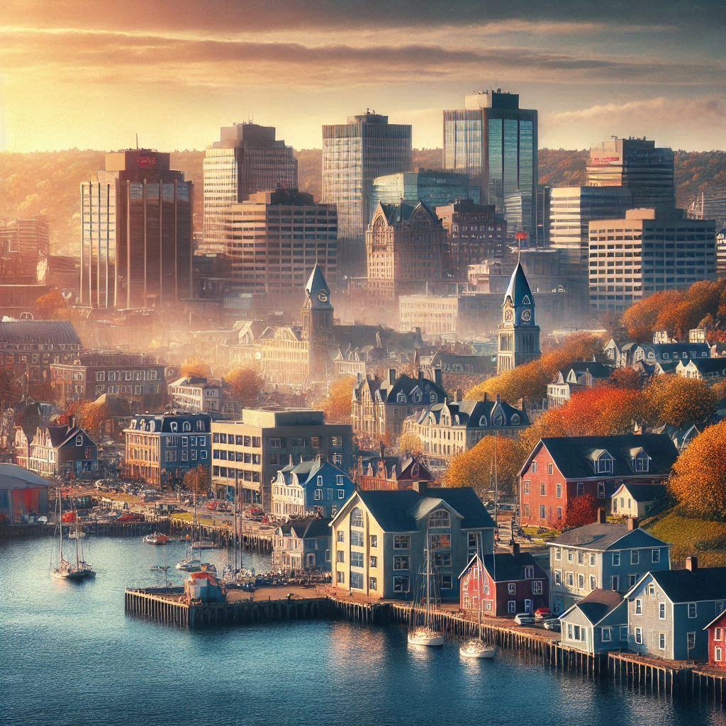 Halifax Canada from the sea