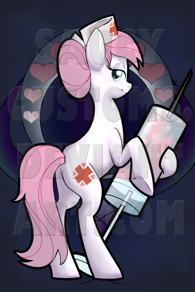 nurse redheart background for deadpants 