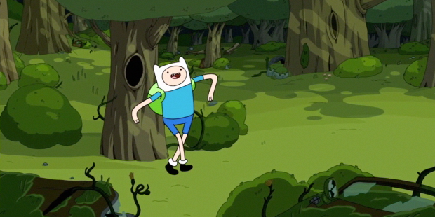 Finn in the forest