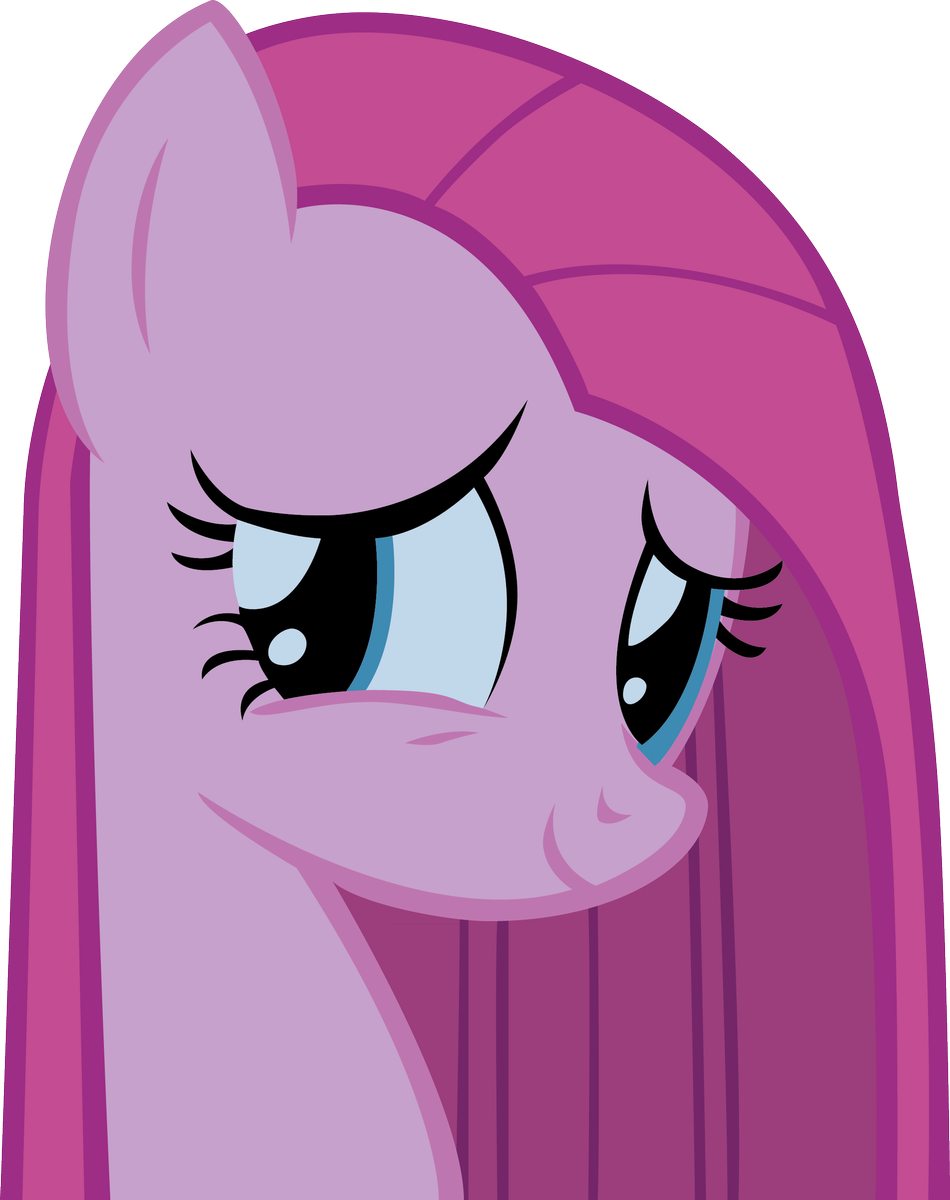 pinkamena smile by winter shadowhooves-d