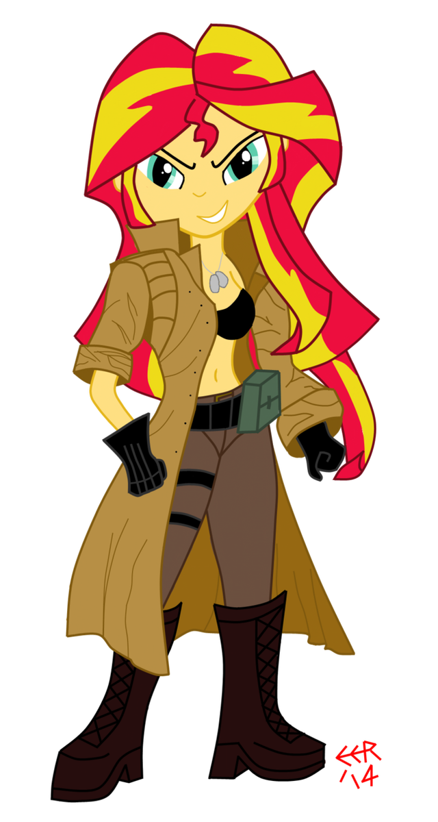 equestria gears  sunset snake by e e r-d