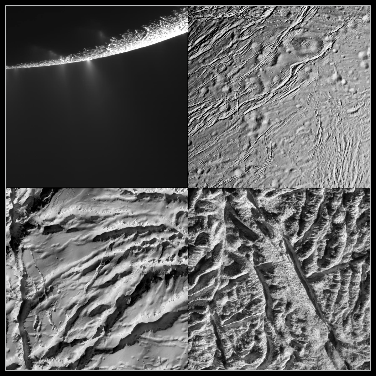 Enceladus Rev 121 Flyby Nov 21 2009