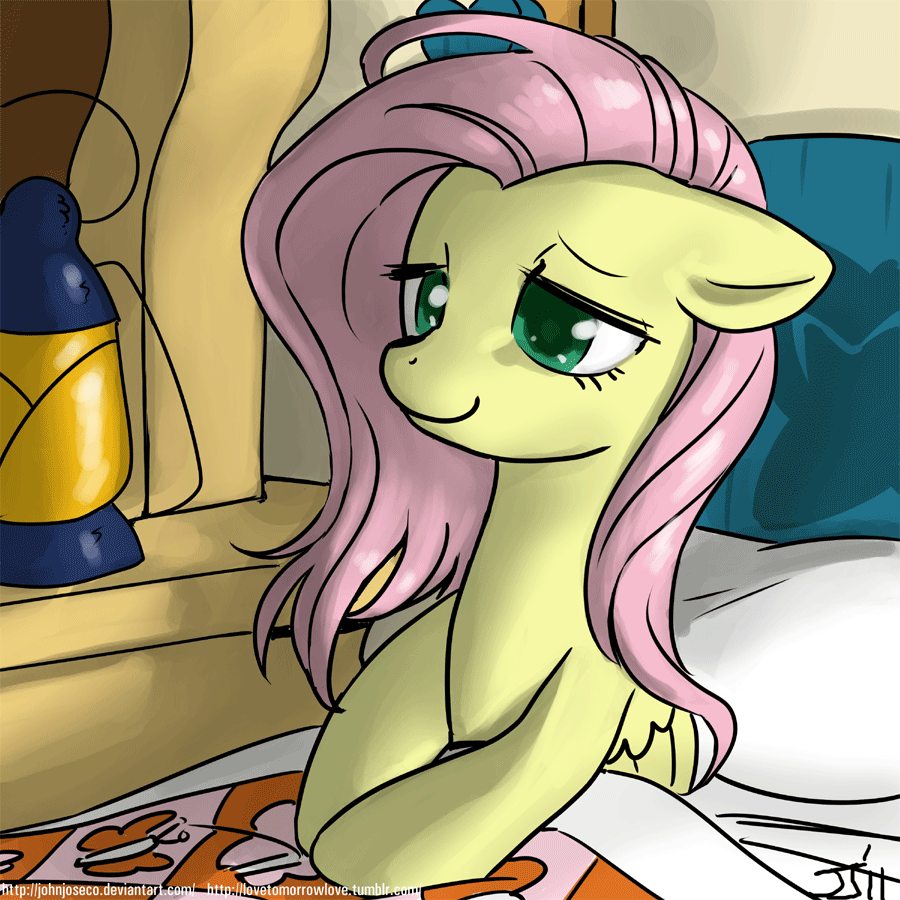 good morning fluttershy by johnjoseco-d4
