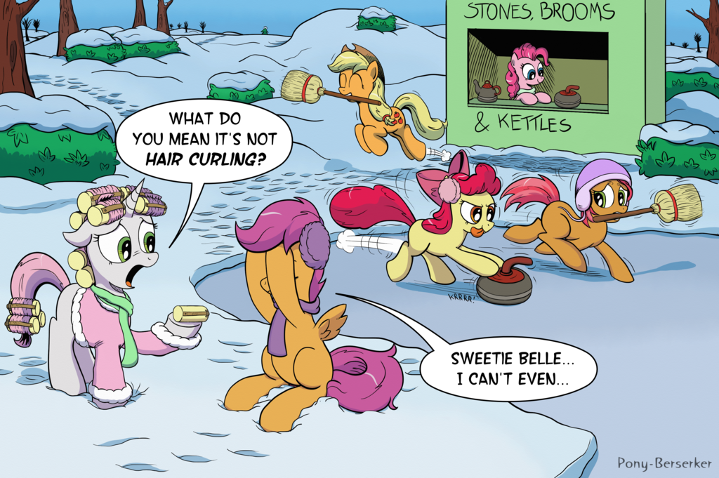 cutie mark crusader curlers  yay  by pon