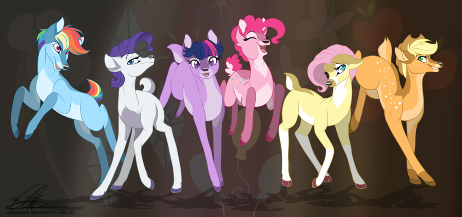 the six deer by dennybutt-d6leqxc