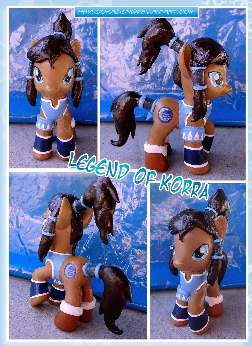 the legend of korra pony by heylookasign
