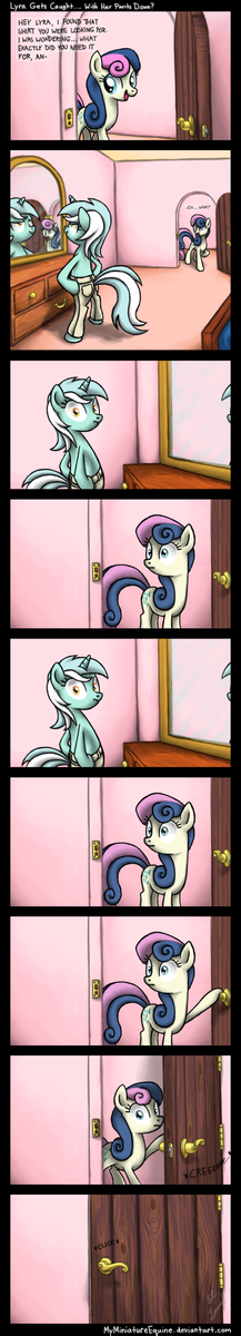 lyra gets caught    with her pants down 