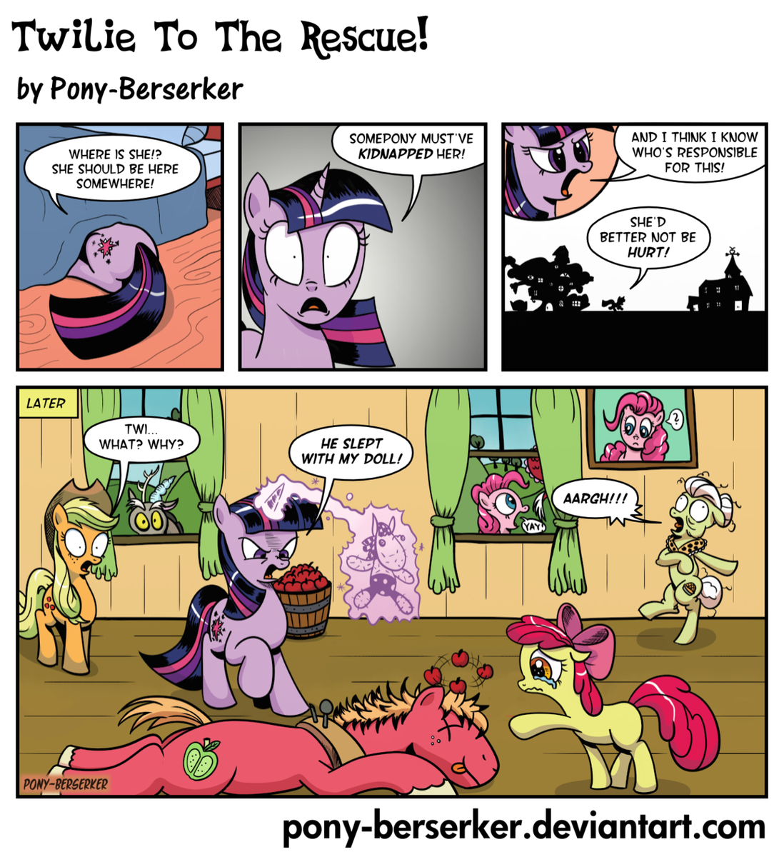 twilie to the rescue  by pony berserker-