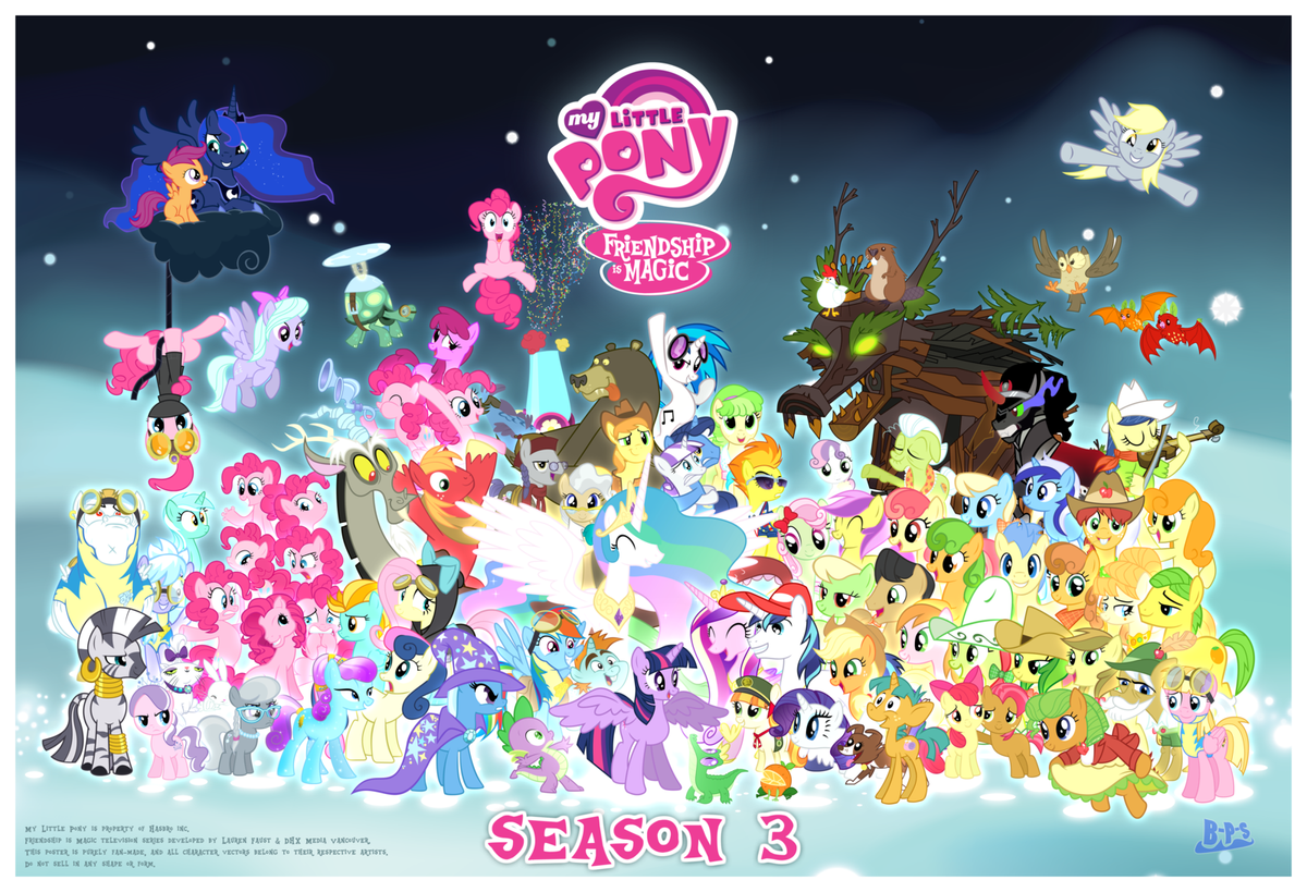mlp fim s3 character cluster fun  with c