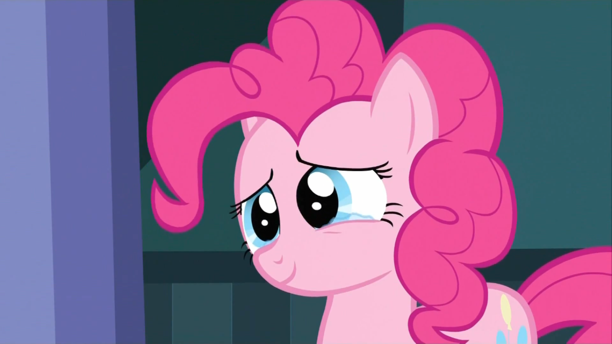 Pinkie Pie about to cry happily S2E13