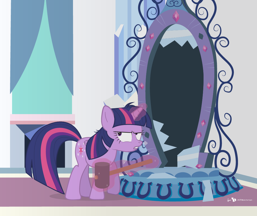 twilight sparkle in  never again  by dm2