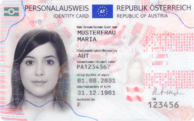 New Austrian ID Card 2021