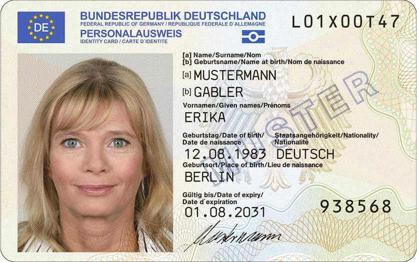 Deutscher Personalausweis 2021 Version
